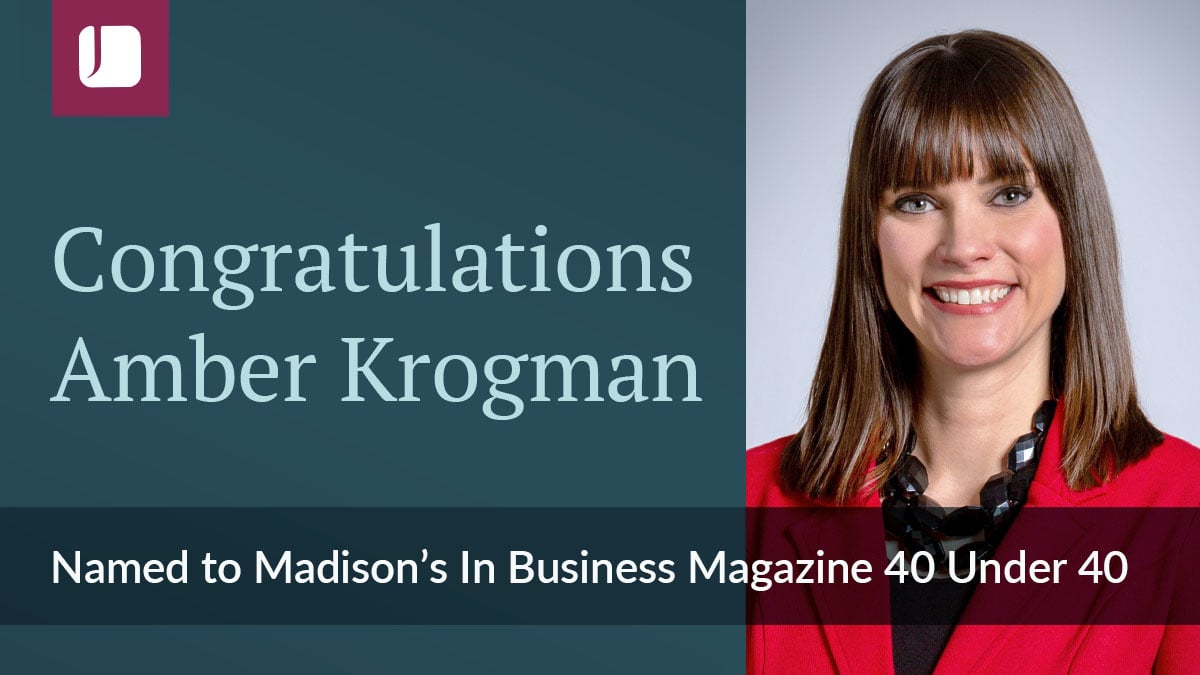 Amber Krogman Named 40 Under 40